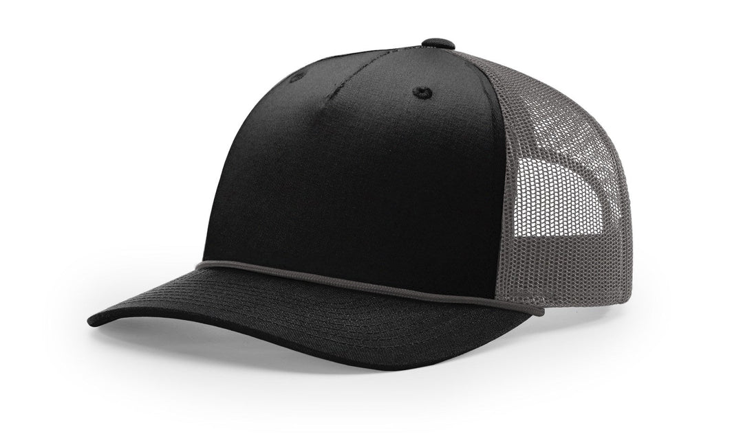 Richardson 112FPR - 5 Panel Trucker w/Rope - Premium Caps from Richardson - Just $13.95! Shop now at Pat's Monograms