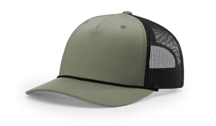 Richardson 112FPR - 5 Panel Trucker w/Rope - Premium Caps from Richardson - Just $13.95! Shop now at Pat's Monograms