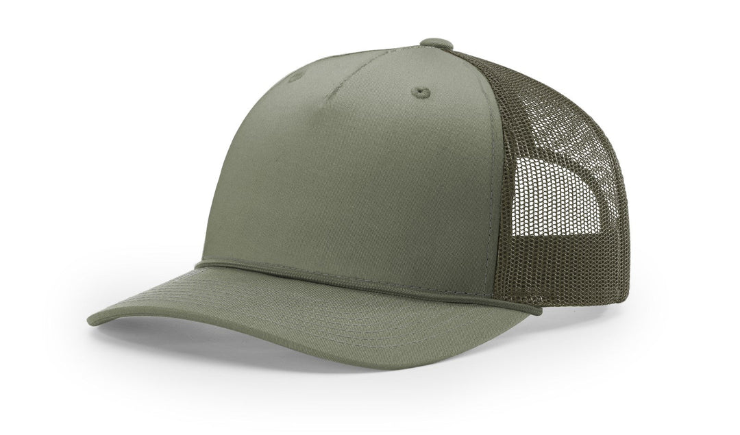 Richardson 112FPR - 5 Panel Trucker w/Rope - Premium Caps from Richardson - Just $13.95! Shop now at Pat's Monograms