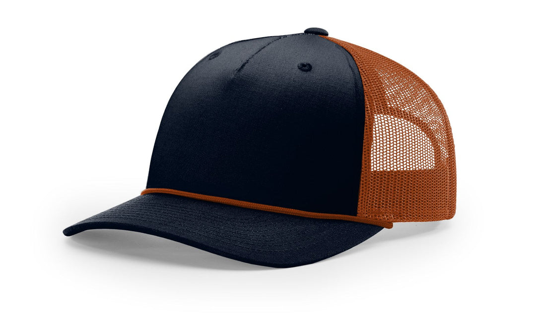 Richardson 112FPR - 5 Panel Trucker w/Rope - Premium Caps from Richardson - Just $13.95! Shop now at Pat's Monograms