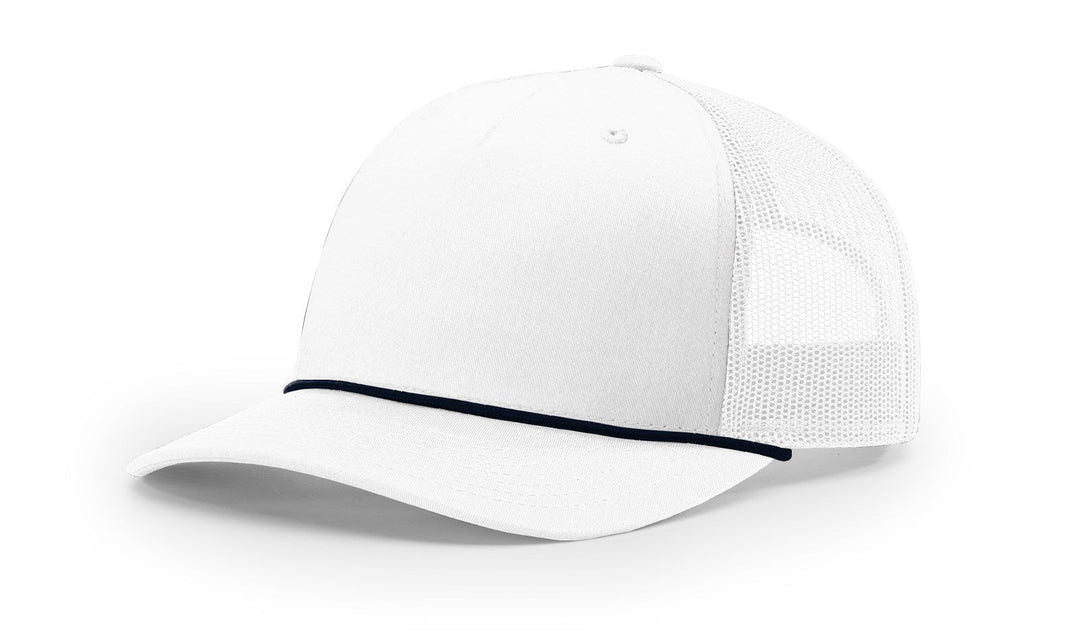 Richardson 112FPR - 5 Panel Trucker w/Rope - Premium Caps from Richardson - Just $13.95! Shop now at Pat's Monograms