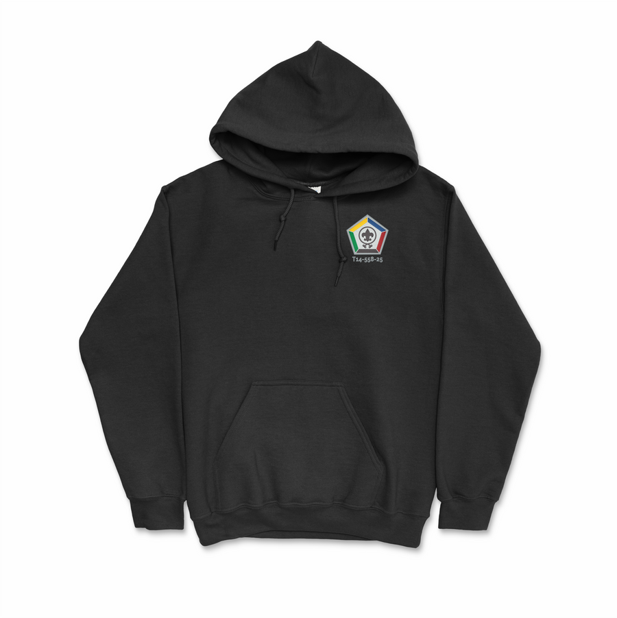 Woodbadge Hoodie - 18500 - Premium  from Pat's Monograms - Just $30! Shop now at Pat's Monograms