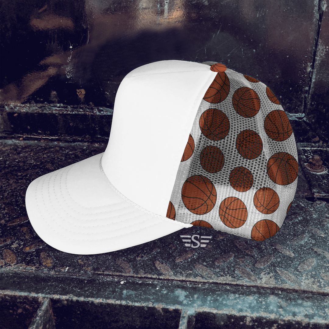 Basketball Mesh Back Foam Trucker Cap - Premium Trucker Cap from Flying S Company - Just $16.99! Shop now at Pat's Monograms