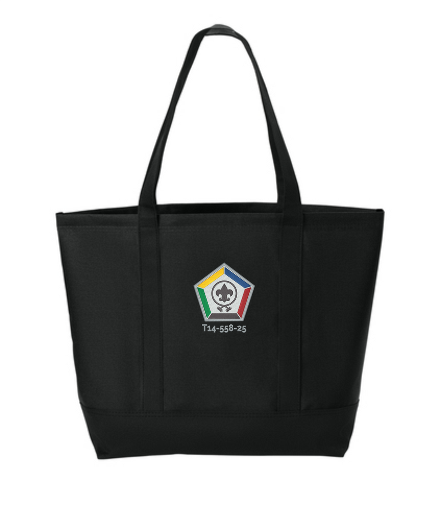 Woodbadge Tote - Premium  from Pat's Monograms - Just $18! Shop now at Pat's Monograms