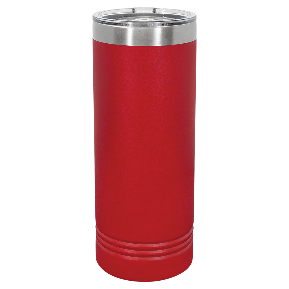Laser Engraved Skinny Tumbler - 22oz. - Premium drinkware from Polar Camel - Just $17.95! Shop now at Pat's Monograms
