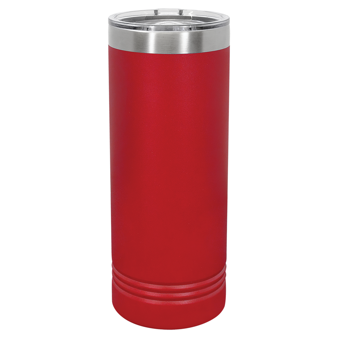 Laser Engraved Skinny Tumbler - 22oz. - Premium drinkware from Polar Camel - Just $17.95! Shop now at Pat's Monograms