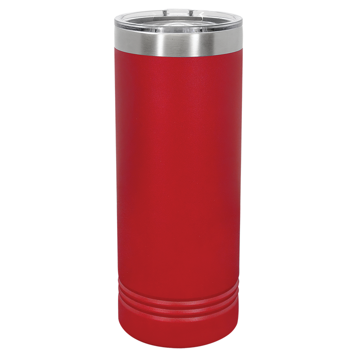 Laser Engraved Skinny Tumbler - 22oz. - Premium drinkware from Polar Camel - Just $17.95! Shop now at Pat's Monograms