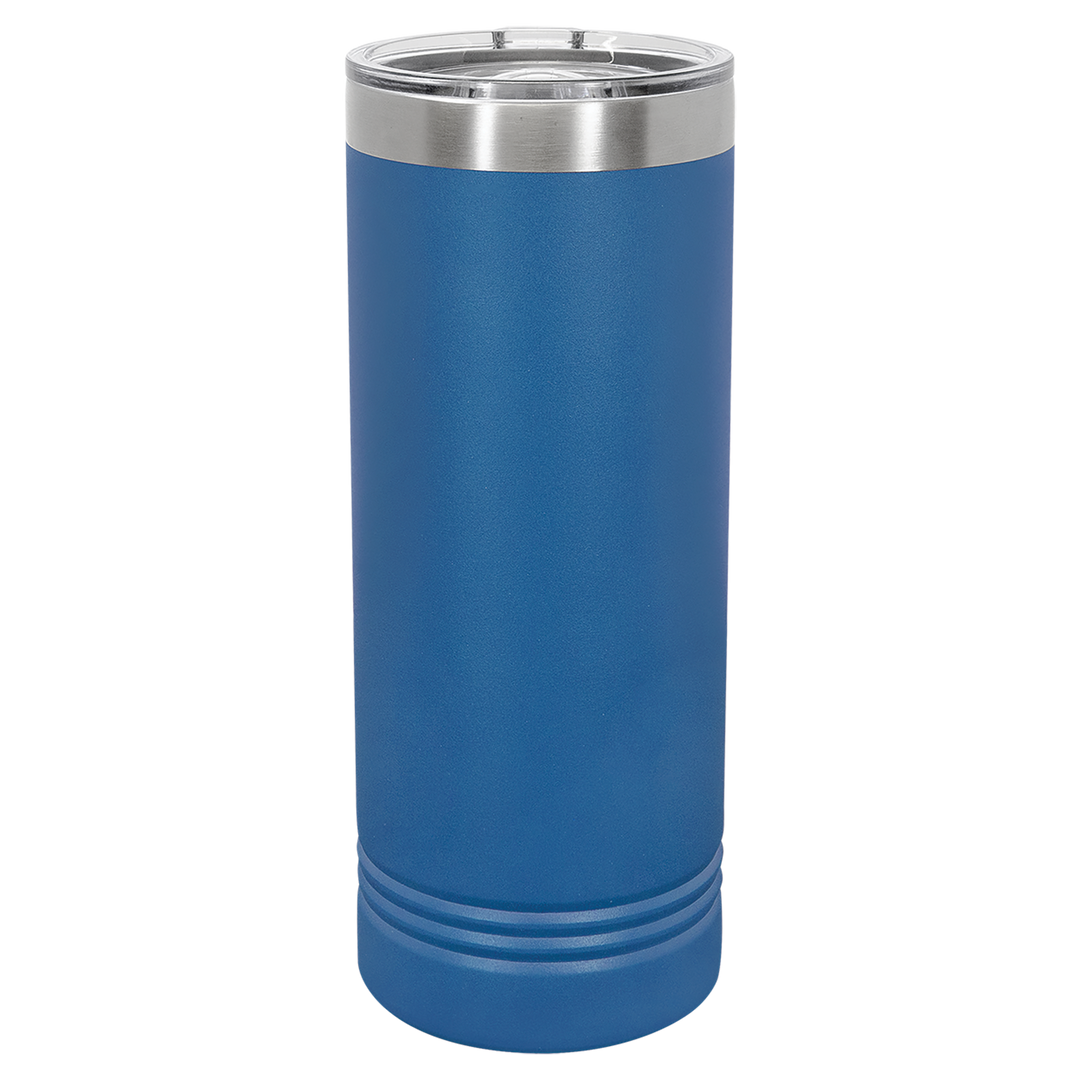 Laser Engraved Skinny Tumbler - 22oz. - Premium drinkware from Polar Camel - Just $17.95! Shop now at Pat's Monograms