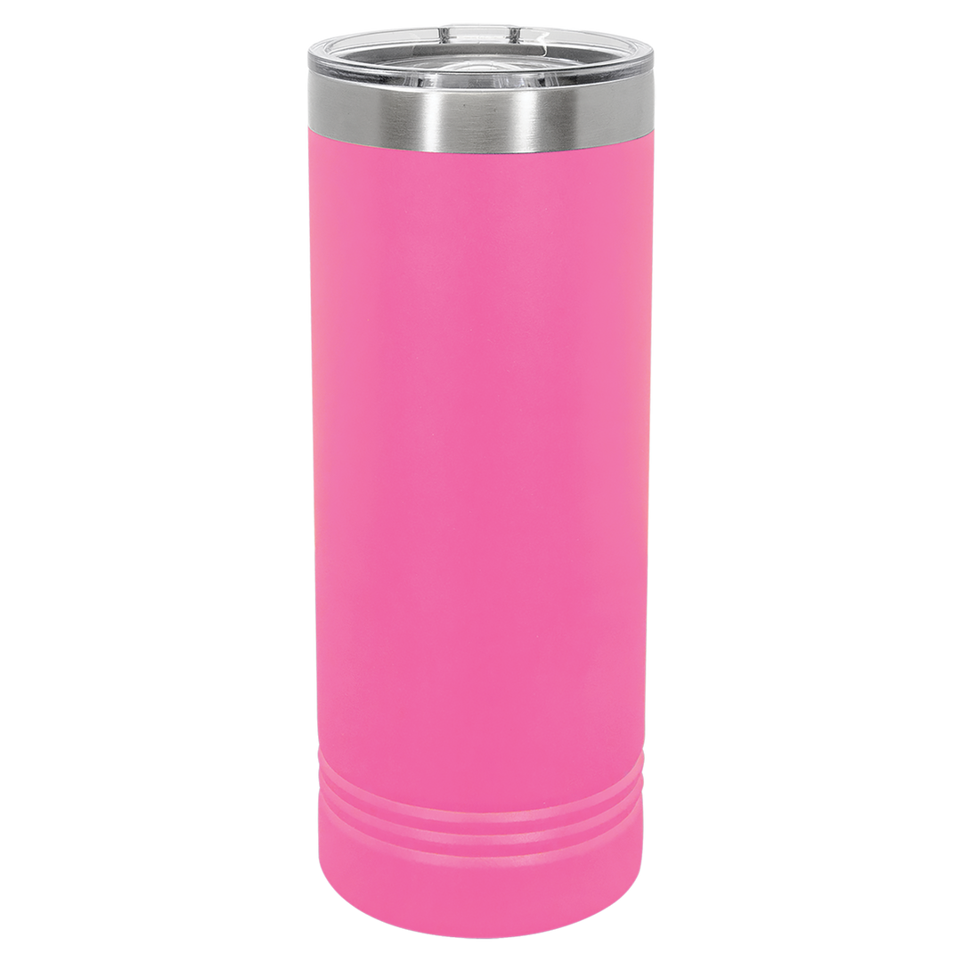 Laser Engraved Skinny Tumbler - 22oz. - Premium drinkware from Polar Camel - Just $17.95! Shop now at Pat's Monograms