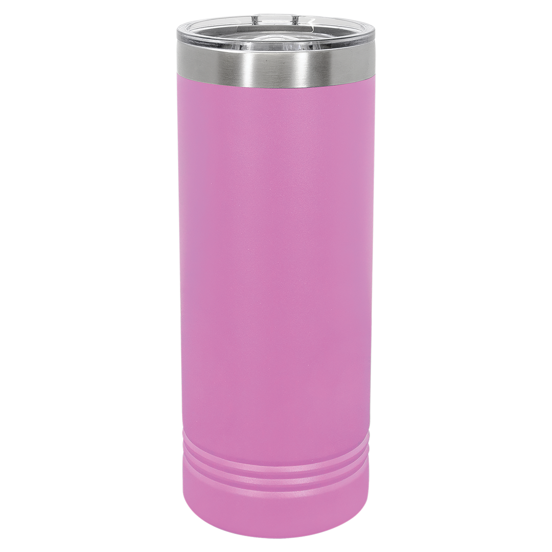 Laser Engraved Skinny Tumbler - 22oz. - Premium drinkware from Polar Camel - Just $17.95! Shop now at Pat's Monograms