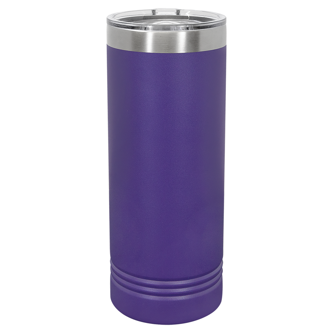 Laser Engraved Skinny Tumbler - 22oz. - Premium drinkware from Polar Camel - Just $17.95! Shop now at Pat's Monograms