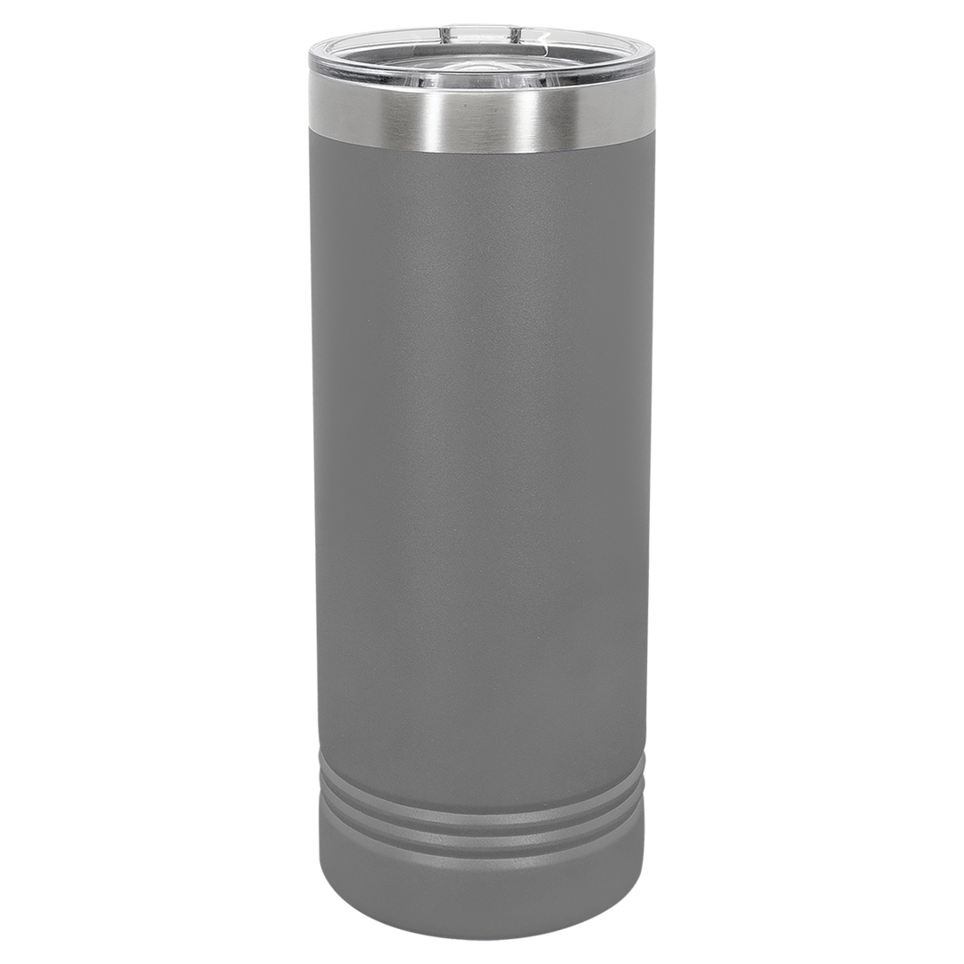 Laser Engraved Skinny Tumbler - 22oz. - Premium drinkware from Polar Camel - Just $17.95! Shop now at Pat's Monograms