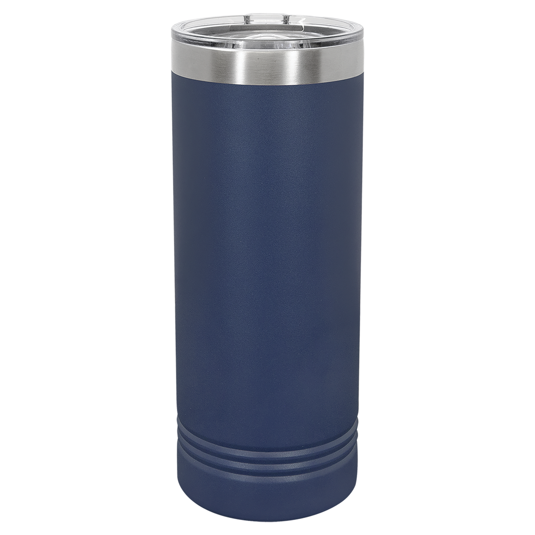 Laser Engraved Skinny Tumbler - 22oz. - Premium drinkware from Polar Camel - Just $17.95! Shop now at Pat's Monograms