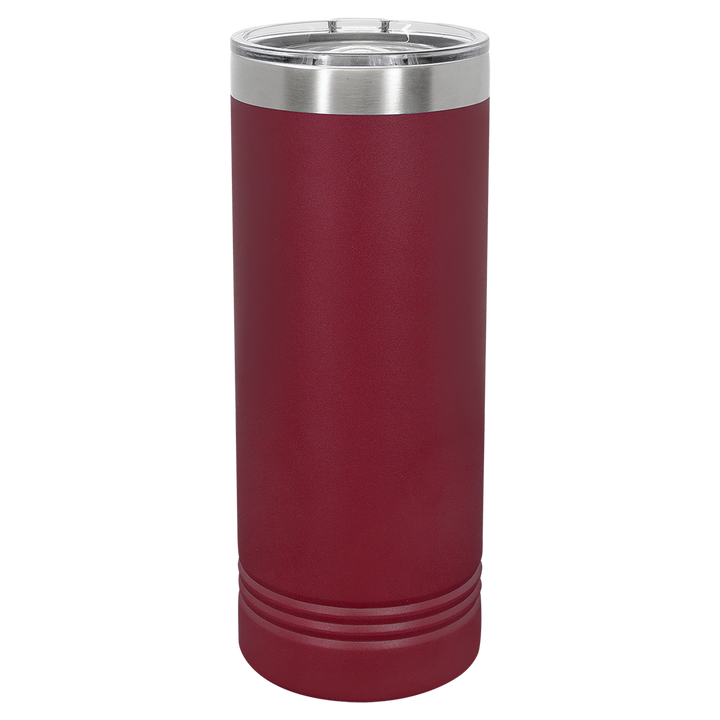 Laser Engraved Skinny Tumbler - 22oz. - Premium drinkware from Polar Camel - Just $17.95! Shop now at Pat's Monograms