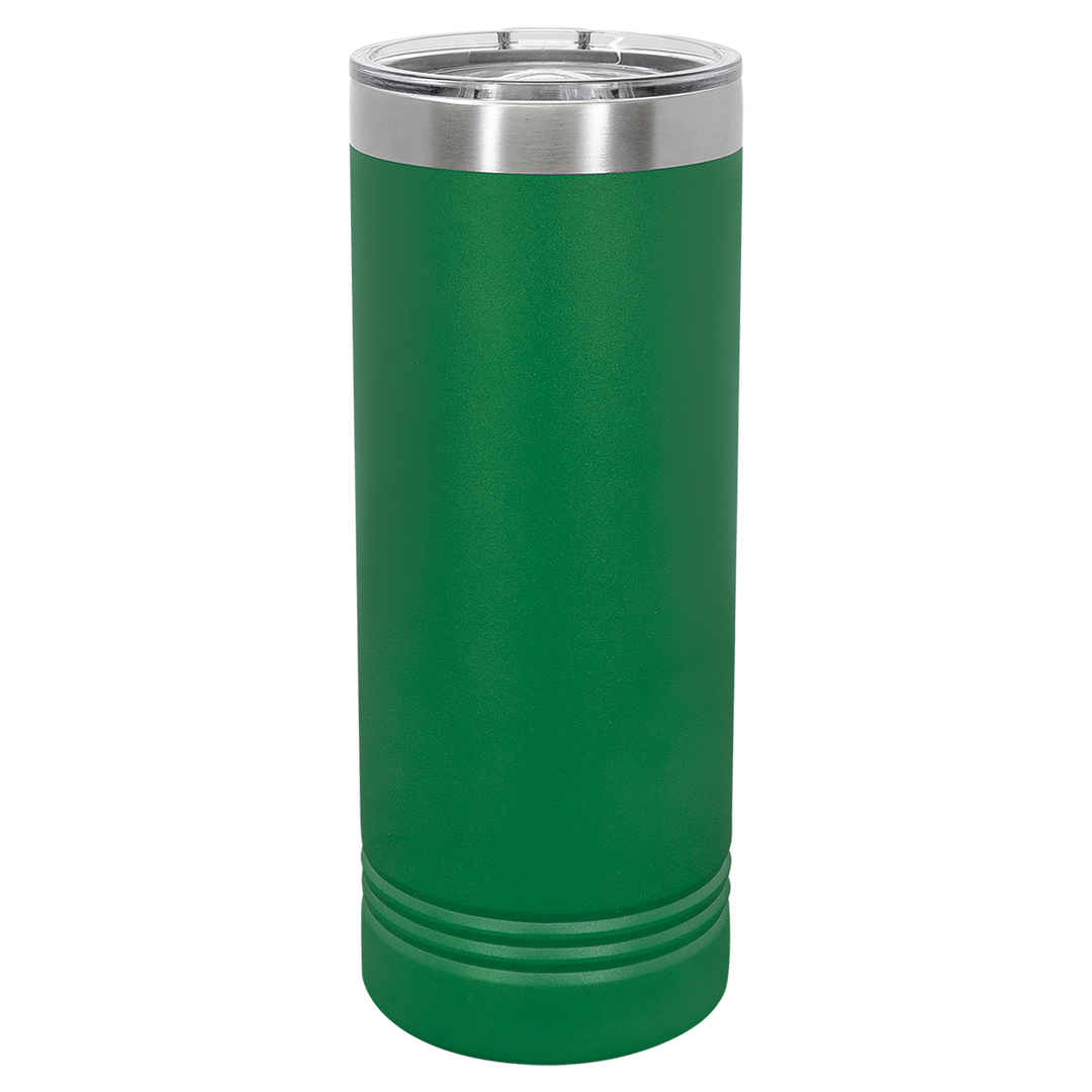 Laser Engraved Skinny Tumbler - 22oz. - Premium drinkware from Polar Camel - Just $17.95! Shop now at Pat's Monograms