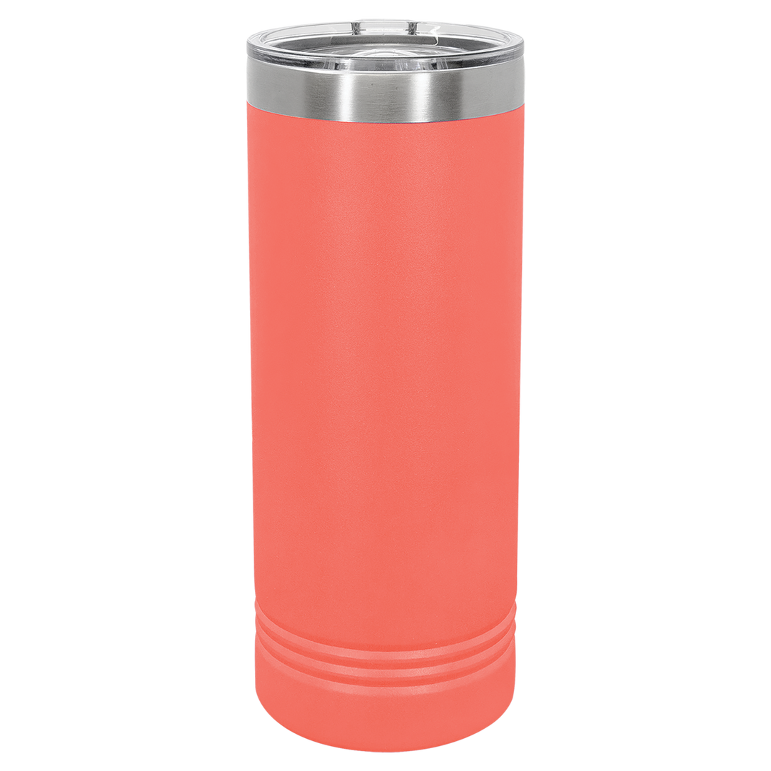 Laser Engraved Skinny Tumbler - 22oz. - Premium drinkware from Polar Camel - Just $17.95! Shop now at Pat's Monograms