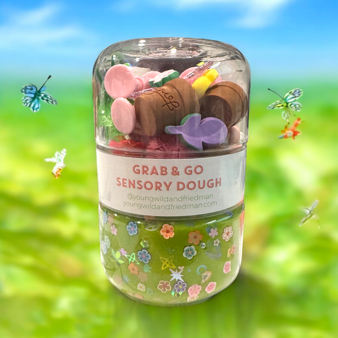Spring Garden Grab N Go Dough Jar - Premium Play Sets from Young Wild & Friedman - Just $12.95! Shop now at Pat's Monograms