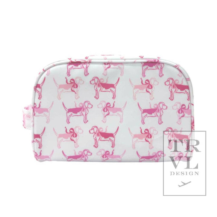 Stow It - Puppy Love Pink Dopp Kit Bag - Premium Cosmetic Bag from TRVL Design - Just $29.95! Shop now at Pat's Monograms