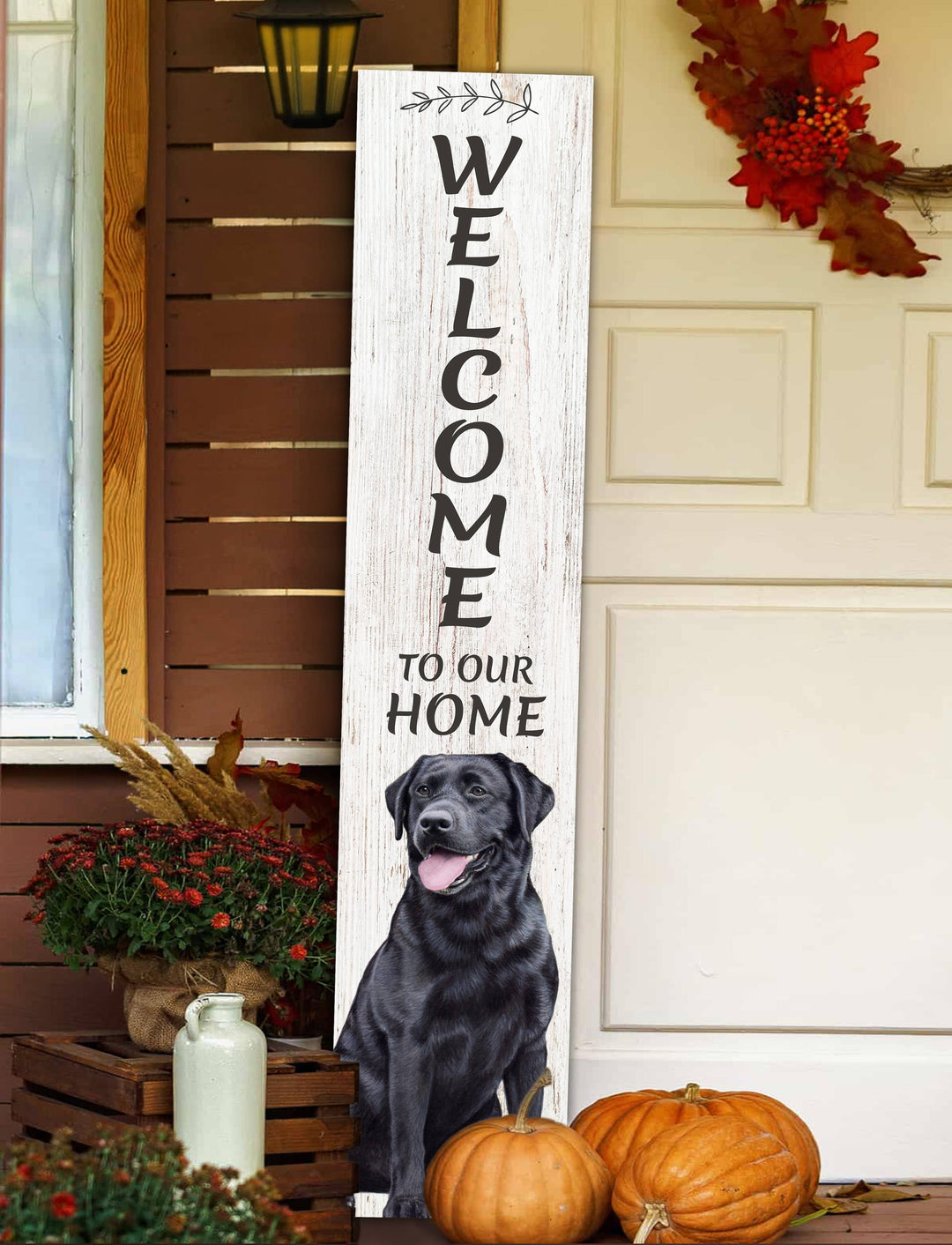 Lab, black Welcome sign - Premium from E&S Pets - Just $39.99! Shop now at Pat's Monograms