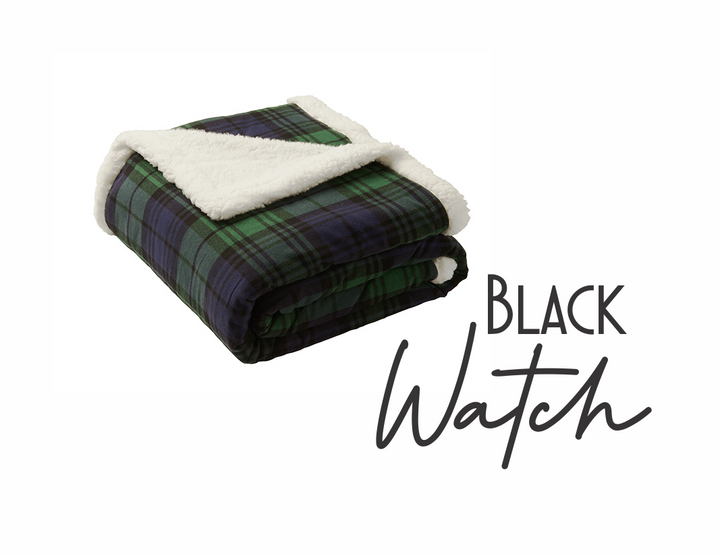 Flannel Sherpa Blankets BP43 - Premium blankets from Sanmar - Just $45! Shop now at Pat's Monograms