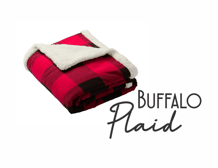 Flannel Sherpa Blankets BP43 - Premium blankets from Sanmar - Just $45! Shop now at Pat's Monograms