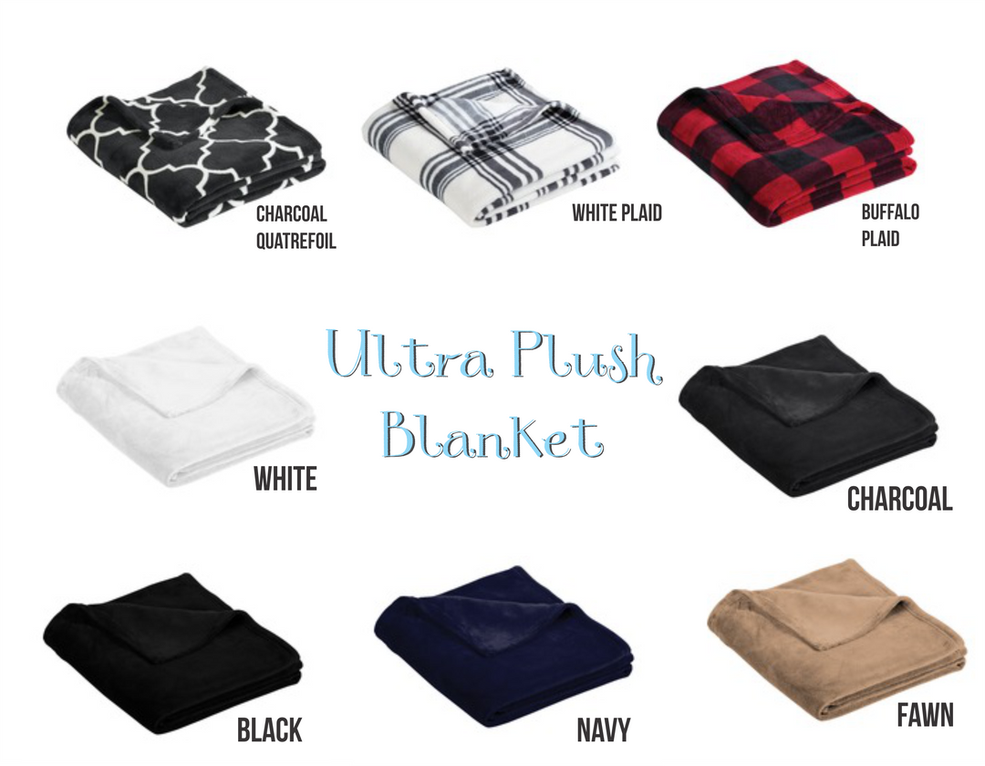 Ultra Plush Fleece Blanket - Premium from Pat's Monograms - Just $20.00! Shop now at Pat's Monograms