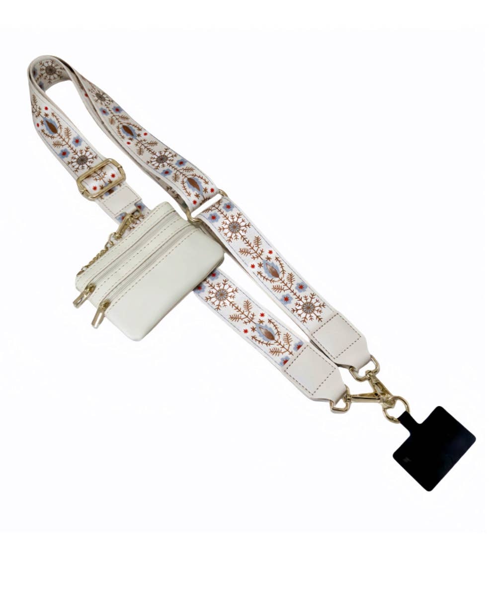 HANDBAG STRAP WITH ZIPPER POUCH PHONE HOLDER WRISTBAND - Premium Accessories from DESHENG ENTERPRISE - Just $19.95! Shop now at Pat's Monograms