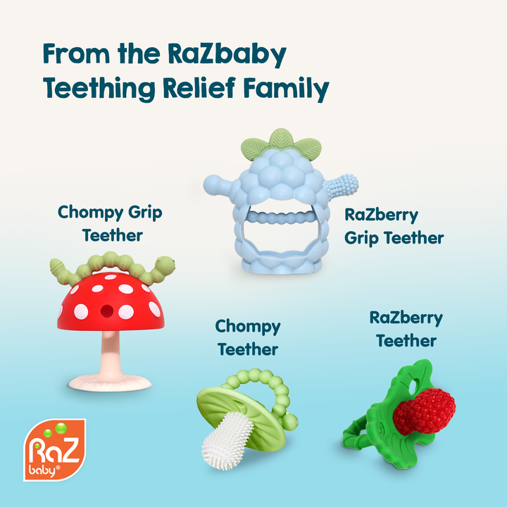 RaZberry Bites Teething Toy - Pink - Premium Baby Soothers from RaZbaby - Just $9.95! Shop now at Pat's Monograms