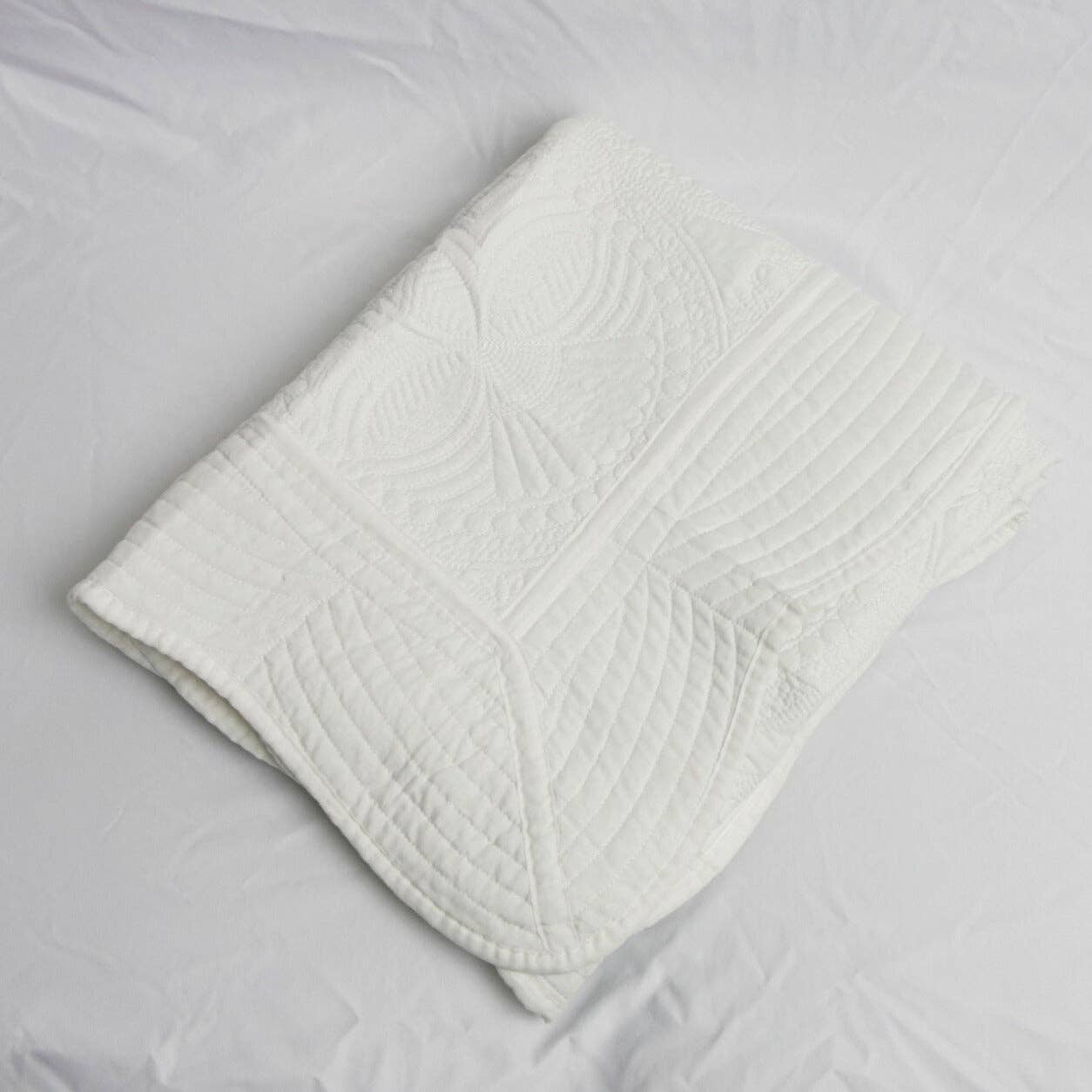 White Quilt - Premium  from Prairie Impressions - Just $45! Shop now at Pat's Monograms