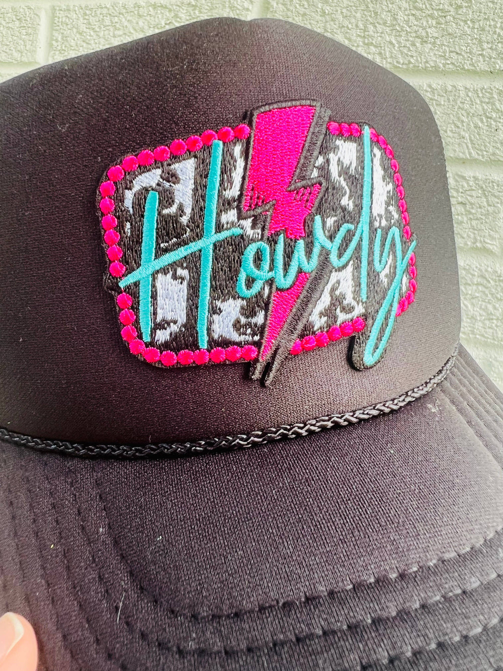 Howdy Rodeo Trucker Patch Hat - Premium hat from H+P Wholesale - Just $25.95! Shop now at Pat's Monograms