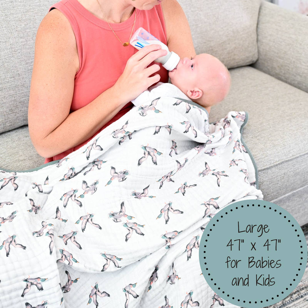 Quackin'up Baby Toddler Muslin Blanket - Premium Baby Blanket from LollyBanks - Just $29.95! Shop now at Pat's Monograms