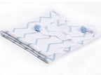 Chevron Stroller Quilt (BLUE) - Baby Quilt Blanket - Premium blanket from Zsa Zsa & LoLLi - Just $40! Shop now at Pat's Monograms