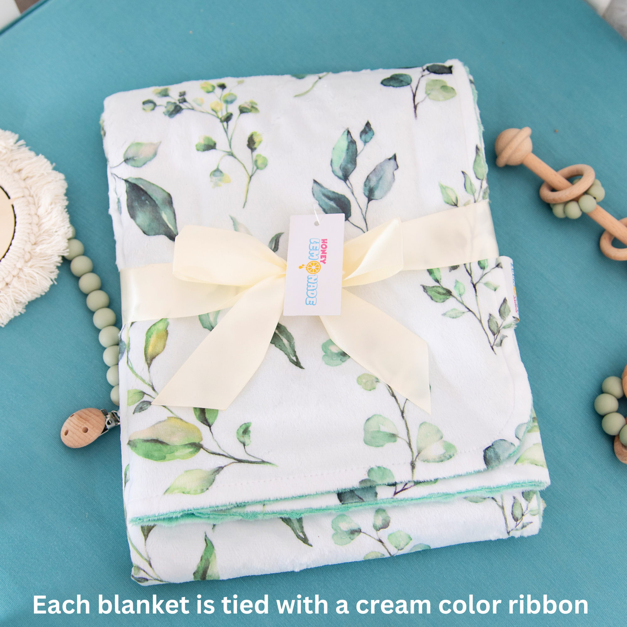 Premium Baby & Toddler Blanket - Purple & Blush Floral - Premium blanket from Honey Lemonade - Just $45.95! Shop now at Pat's Monograms