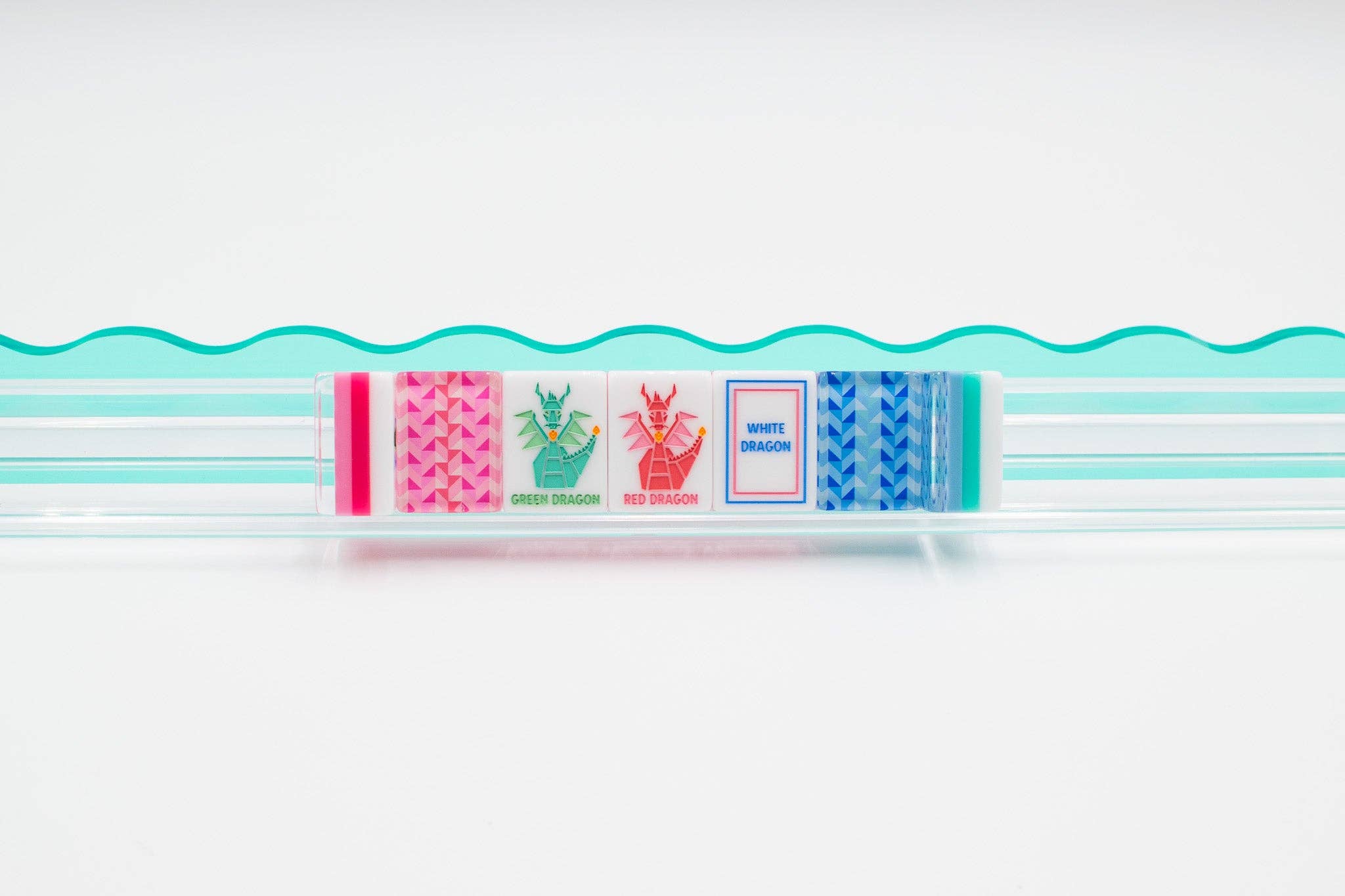 Crystal Prism Blue | Mahjong with Bold Angles and Vibrant Vibes - Premium Mahjong from My Fair Mahjong - Just $365! Shop now at Pat's Monograms