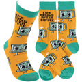 Life Begins After Coffee Socks - Premium Socks from Primitives by Kathy - Just $11.50! Shop now at Pat's Monograms