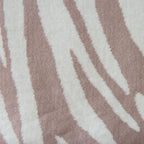 Rumi Zebra Cotton Knit Throw: Beige - Premium  from Tajik Home LLC - Just $35.95! Shop now at Pat's Monograms