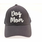 Dog Mom Embroidered Mesh Back High Ponytail CC Ball Cap - Premium Caps from C.C Beanie - Just $22.95! Shop now at Pat's Monograms