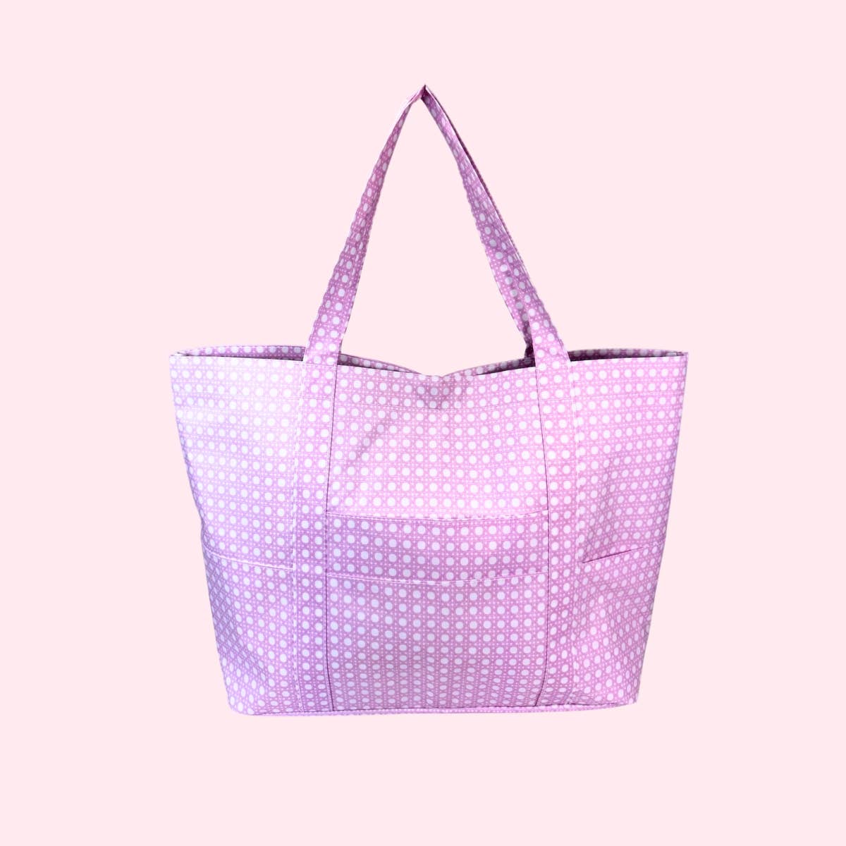 Pink Bungalow ~WIPEABLE~ Big Mama Tote - Premium Bags and Totes from Mint - Just $62.95! Shop now at Pat's Monograms