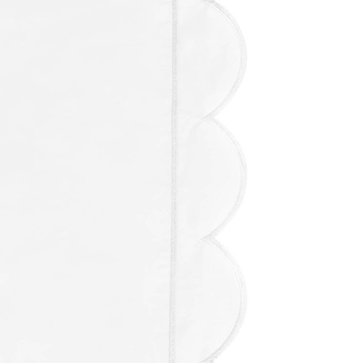 Scallop Frame Embroidered Cotton Percale Euro Sham - Premium Home Textiles from Mélange Home - Just $48.95! Shop now at Pat's Monograms