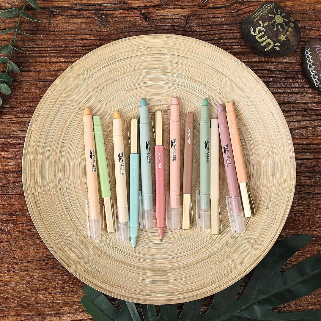 Mr. Pen Gel Highlighters & Pens - 12 Pack No Bleed - Premium  from Mr. Pen - Just $7.95! Shop now at Pat's Monograms