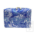 Luxe Gloss Double Zip Lg - Blue Paisley - Premium Cosmetic Bag from TRVL Design - Just $36! Shop now at Pat's Monograms