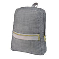 Grey Chambray Small Backpack - Premium  from Mint - Just $19.95! Shop now at Pat's Monograms