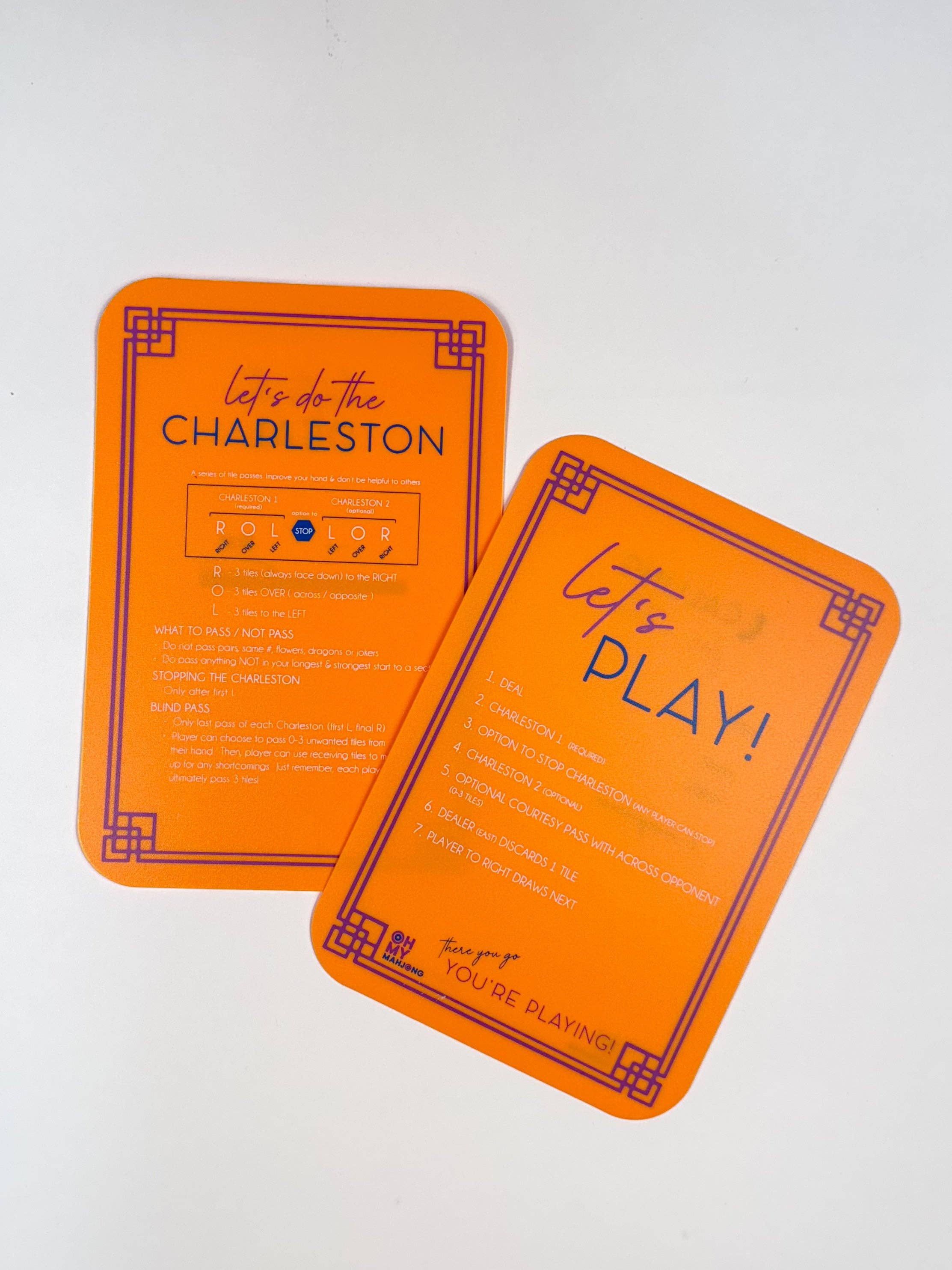 Orange Shufflers - Premium Mahjong from Oh My Mahjong - Just $14.95! Shop now at Pat's Monograms