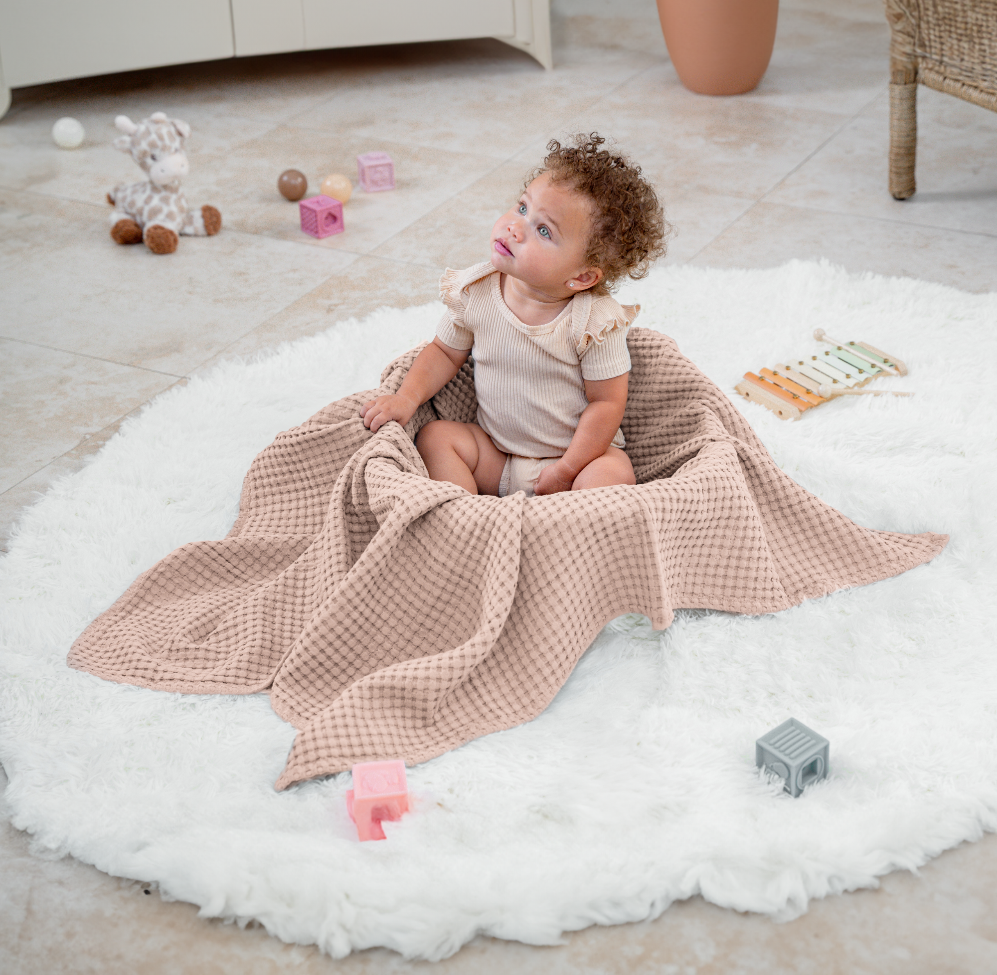 Waffle Blanket for Baby by Comfy Cubs - Premium Baby Blanket from Comfy Cubs - Just $32.95! Shop now at Pat's Monograms