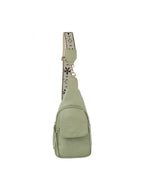 Flap front double zip sling backpack - Premium handbag from Handbag Factory Corp - Just $37.95! Shop now at Pat's Monograms