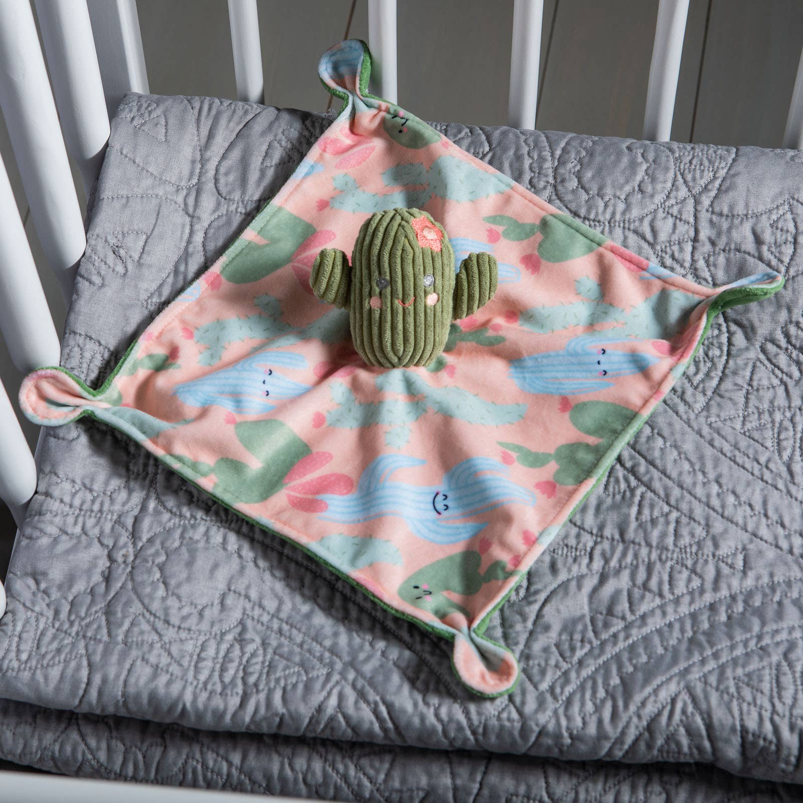 Sweet Soothie Cactus Blanket - Premium Baby Soothers from Mary Meyer - Just $19.95! Shop now at Pat's Monograms
