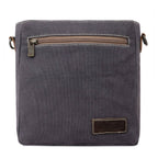 Canvas & Leather Women Crossbody - Silver/Davy's Gray - Premium  from Sixtease Bags USA - Just $34.95! Shop now at Pat's Monograms