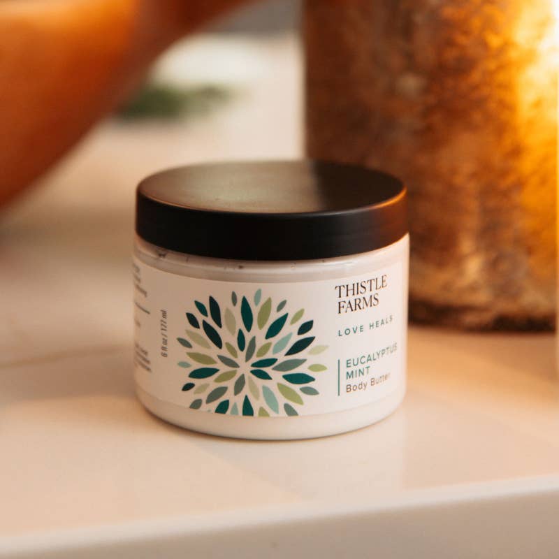 Hydrating Eucalyptus Mint Body Butter 6 oz - Premium lotion from Thistle Farms - Just $20! Shop now at Pat's Monograms