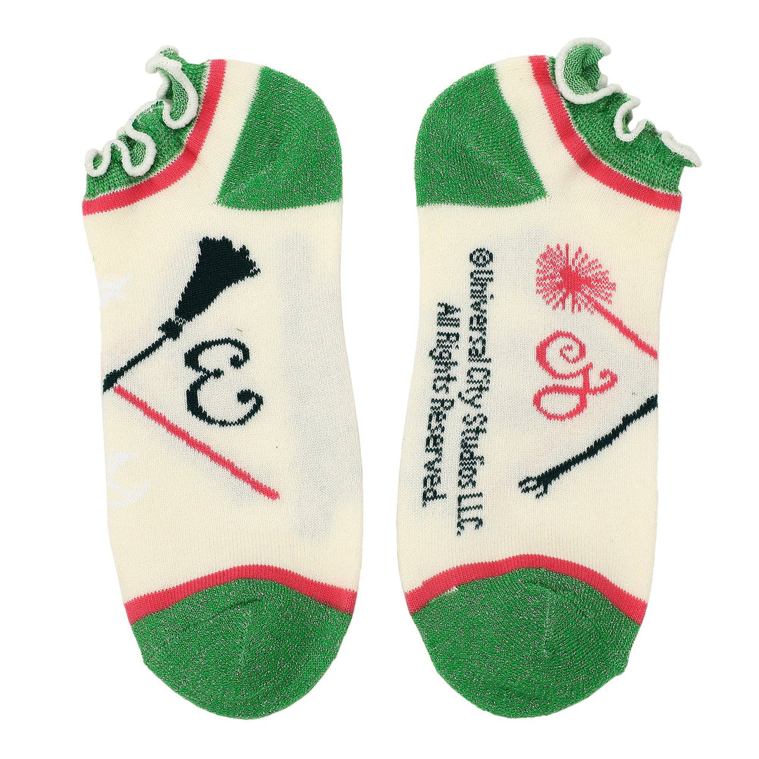 Wicked Elphaba & Glinda Icons Women's 5-Pair Ankle Socks-OSFA - Premium  from Bioworld Merchandising - Just $24.95! Shop now at Pat's Monograms