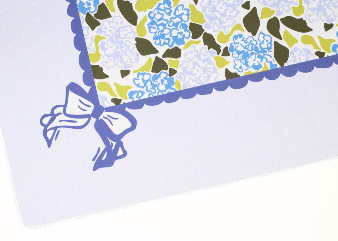 Hydrangea Mahjong Playing Mat - Premium mahjong from Miss Mahjong - Just $70! Shop now at Pat's Monograms